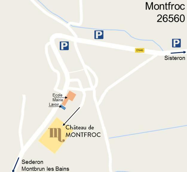 Chateau De Montfroc Bed and Breakfast Exterior foto
